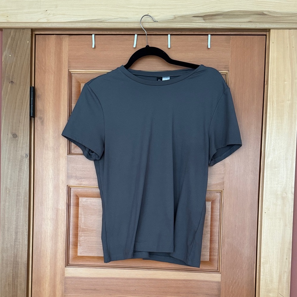 Divided Dark Gray Short Sleeve Tee